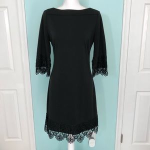 Beige by ECI Black Lace Dress